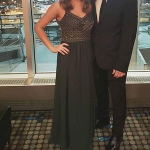 Green formal dress